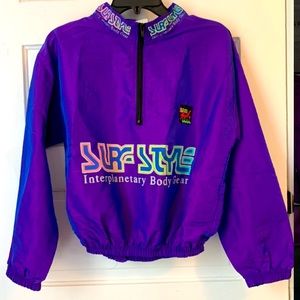 Vintage Surf Style Windbreaker
